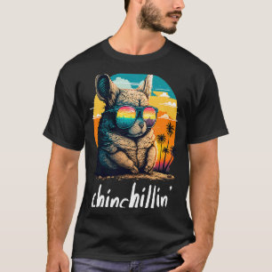 Camiseta Retro Groovy Chinchilla 1