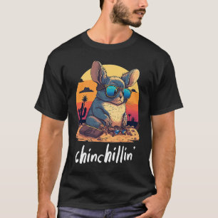 Camiseta Retro Groovy Chinchilla 1