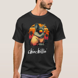 Camiseta Retro Groovy Chinchilla 3