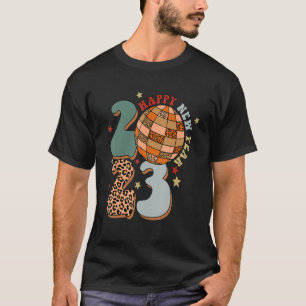 Camiseta Retro Groovy Disco Ball Adiós 2022 Feliz Año Nuevo