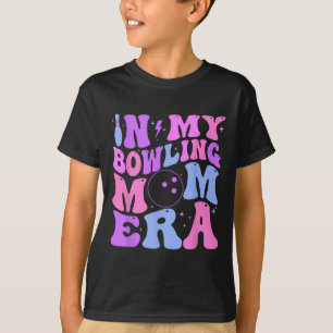 Camiseta Retro Groovy En Mi Era De Mamá De Bolos Divertido
