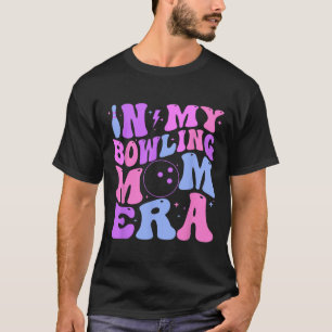 Camiseta Retro Groovy En Mi Era De Mamá De Bolos Divertido