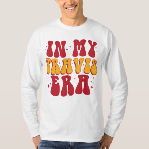 Camiseta Retro Groovy En Mi Era Travis