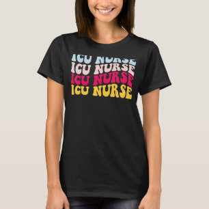 Camiseta RETRO Groovy Enfermera de la UCI 1