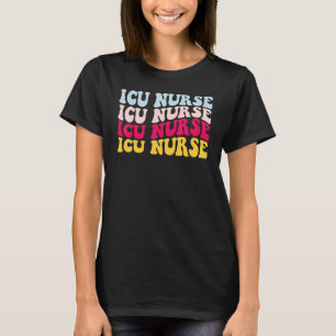 Camiseta RETRO Groovy Enfermera de la UCI 1