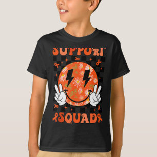 Camiseta Retro Groovy Equipo de Apoyo Esclerosis Múltiple O