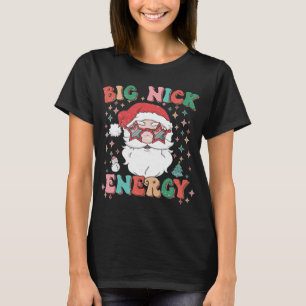 Camiseta Retro Groovy Gran Nick Energy Navidades divertidos