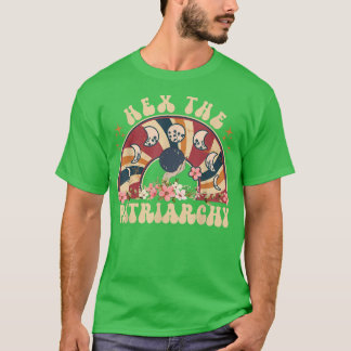 Camiseta Retro Groovy Hex El Hal De Brujas Feminista Patria