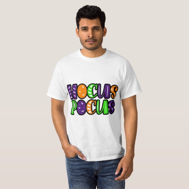 Camiseta Retro Groovy Hocus Pocus para Hombres - V (Anverso completo)