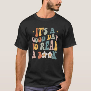 Camiseta Retro Groovy It's A Good Day To Read A Book