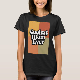 Camiseta Retro Groovy la mamá más fría de todos los tiempos