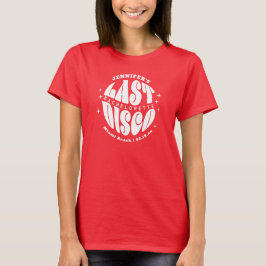 Camiseta Retro Groovy Last Disco Bachelorette Weekend Fiest