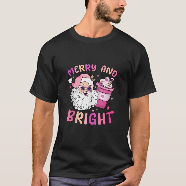 Camiseta Retro Groovy, Navidades divertidos y brillantes (Anverso)