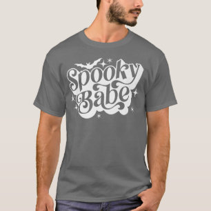 Camiseta Retro Groovy Spooky Babe Spooky Season Funny Hallo