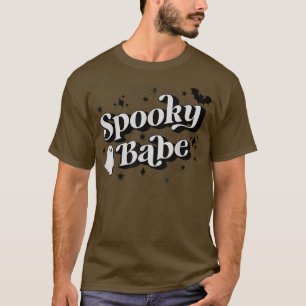 Camiseta Retro Groovy Spooky Babe Spooky Vibes Funny Hallow