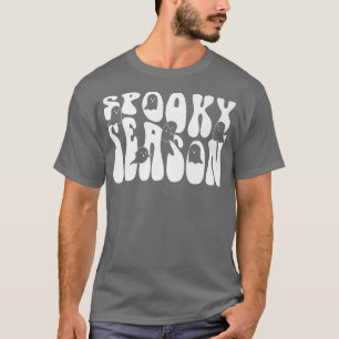 Camiseta Retro Groovy Spooky Season Funny Halloween