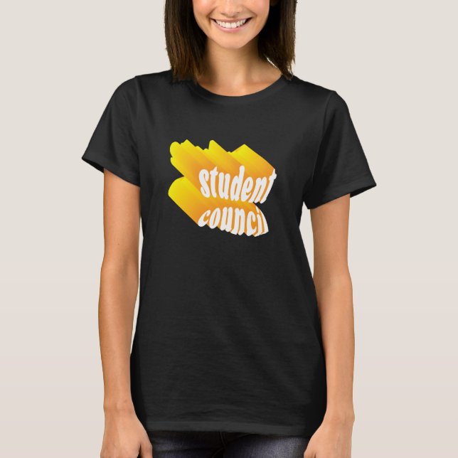 Camiseta Retro Groovy Student Council Teacher Women Kids (Anverso)