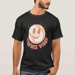 Camiseta Retro Groovy Tennis vibes Juego Día Deportivo