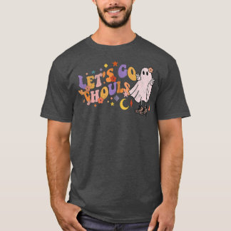 Camiseta Retro Groovy Vamos Ghouls Ghost 70 Hippie Hall
