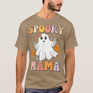 Camiseta Retro Groovy Vamos Ghouls Halloween Ghost Outfi