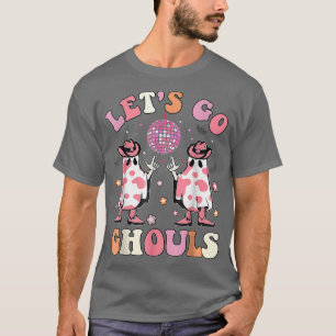 Camiseta Retro Groovy Vamos Ghouls Halloween Occidental Gho