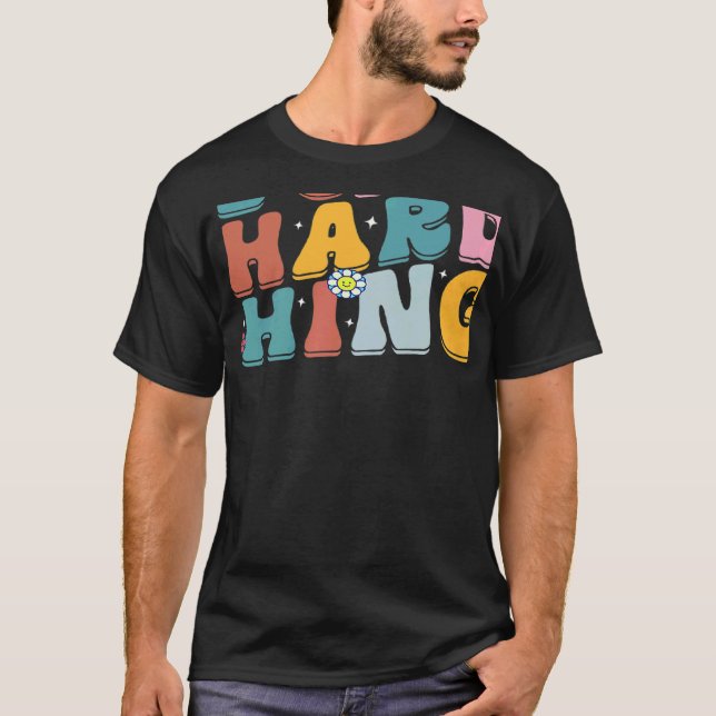 Camiseta Retro Groovy We Can Do Hard Things Back To School  (Anverso)