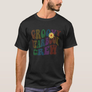 Camiseta Retro GROOVY YEARBOOK CREW 70s Publicación retro E