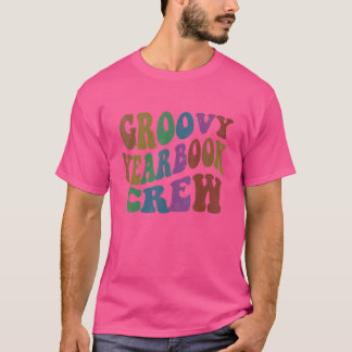 Camiseta Retro GROOVY YEARBOOK CREW Retro Publication Edito