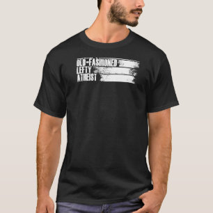 Camiseta Retro Grumpy Lefty Atheist Atheism Religion agains