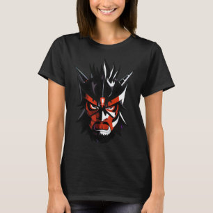 Camiseta Retro Grunge japonés Vintage de guerrero samurai