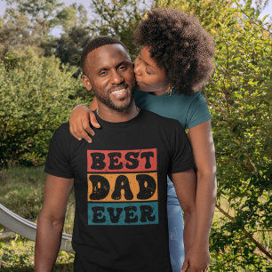 Camiseta Retro Grunge Mejor Papá Nunca