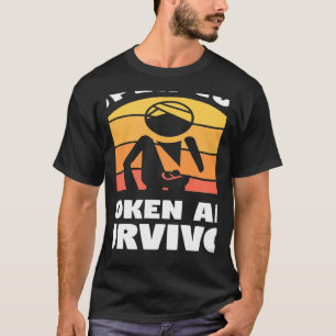 Camiseta Retro Guay Broken Arm Survivor de Lesiones Óseas R