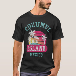 Camiseta Retro Guay Cozumel Mexico Se Enfrenta De Gráfica