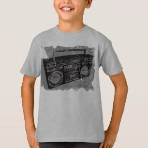 CAMISETA RETRO GUAY DE LA BOOM BOOM BOX DEL AÑO 80