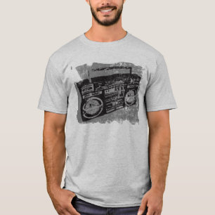 CAMISETA RETRO GUAY DE LA BOOM BOOM BOX DEL AÑO 80