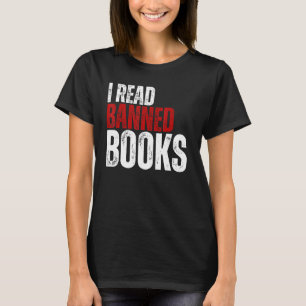 Camiseta Retro Guay Leí Libros Prohibidos Libros Libros Wor