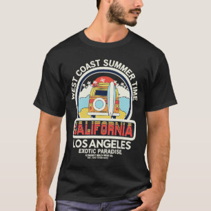 Camiseta Retro Guay West Cost Los Angeles California Dreami