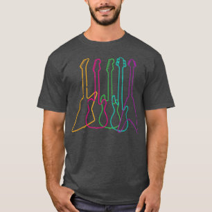 Camiseta Retro GuitarsGuitar 2684