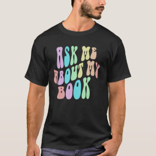 Camiseta Retro HÁBAME SOBRE MI LIBRO Publicado Autor Evento