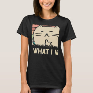 Camiseta Retro Hago Lo Que Quiero Gato Independiente Rebeld