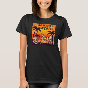 Camiseta Retro Hago Lo Que Quiero, Mono Gracioso, Amante An