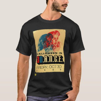 Camiseta Retro Halloween 3DANCE fiesta poster