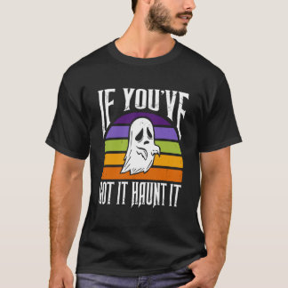 Camiseta Retro Halloween Ghost T-Shirt