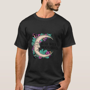 Camiseta Retro Halloween Mystic Moon Stay Wild