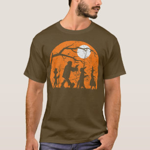 Camiseta Retro Halloween Trick or Treating Monster Costume