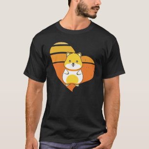 Camiseta Retro Hamster Heart Hamsters Animal Mascota Graphi