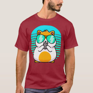 Camiseta Retro Hamster Kawaii Shirt Hamster Dad Dad Mom
