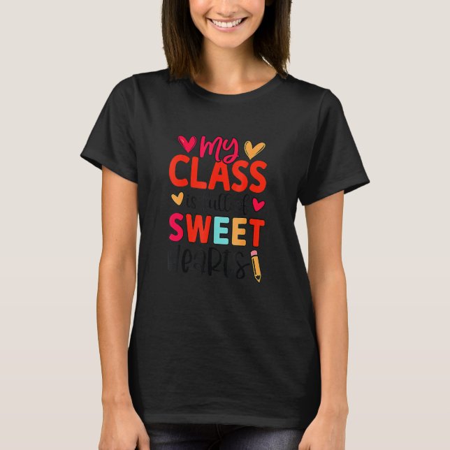 Camiseta Retro Happy 100 Days Of School Kindergarten Teache (Anverso)