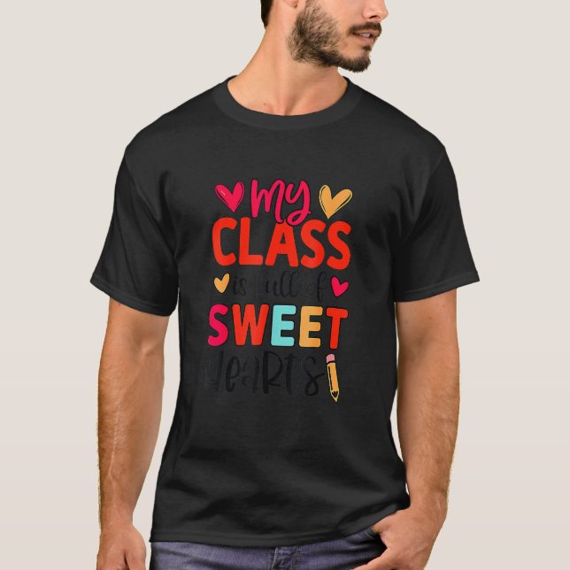 Camiseta Retro Happy 100 Days Of School Kindergarten Teache (Anverso)