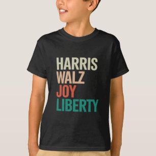Camiseta Retro Harris Waltz 2024 Harris Walz Alegría Libert